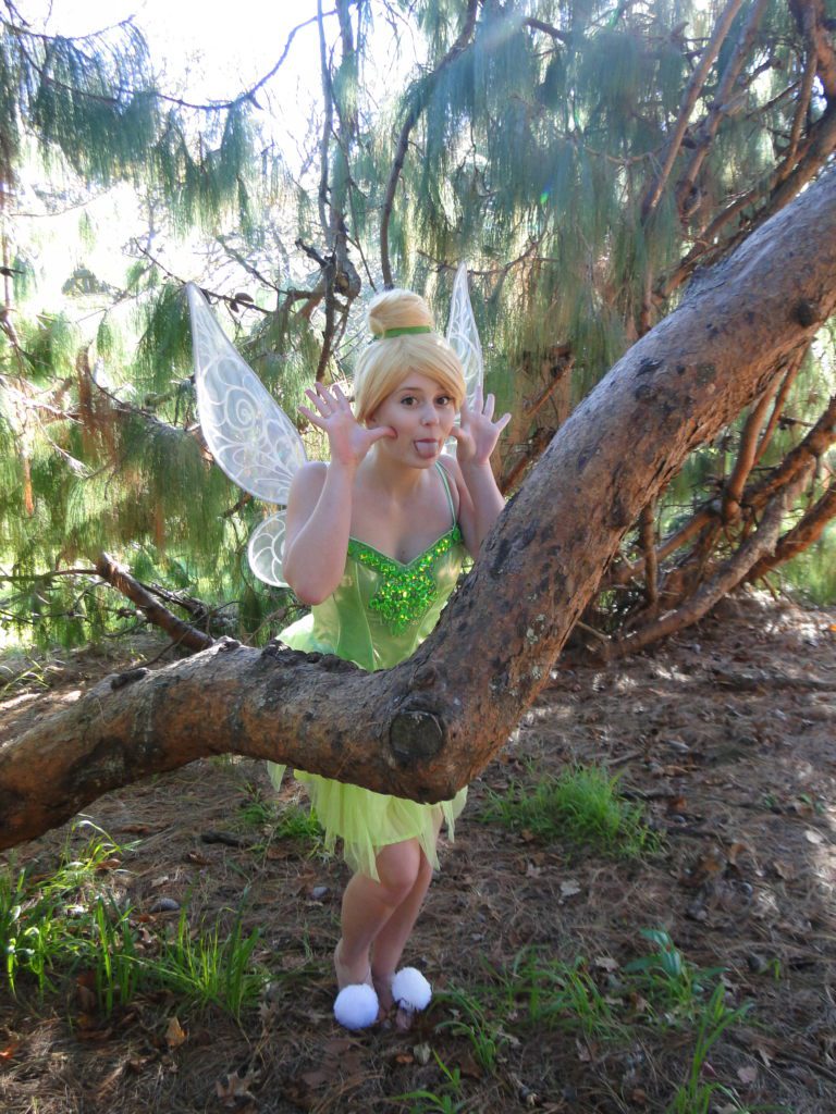 tinkerbell party in the woods